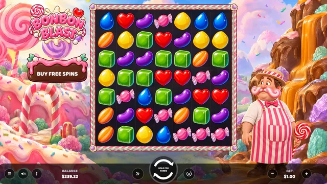 Bonbon Blast: Spin win