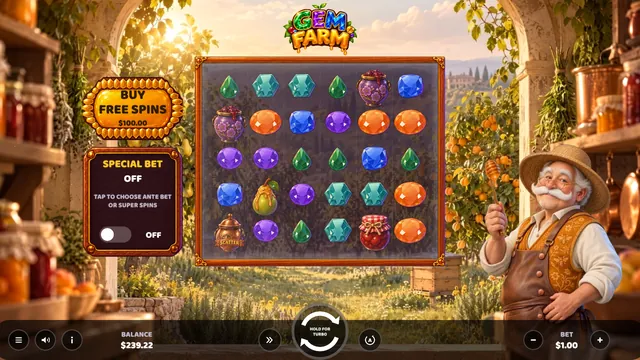 Gem Farm: Spin win