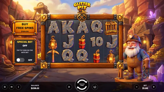 Glitter Pit: Spin win