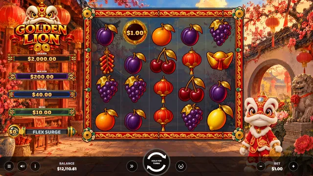 Golden Lion Chain Core: Spin win