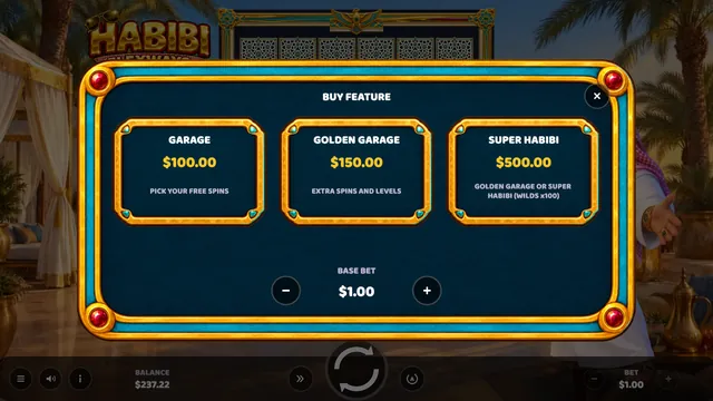Habibi FlexWays: Buy menu
