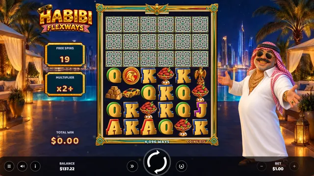 Habibi FlexWays: Free spins