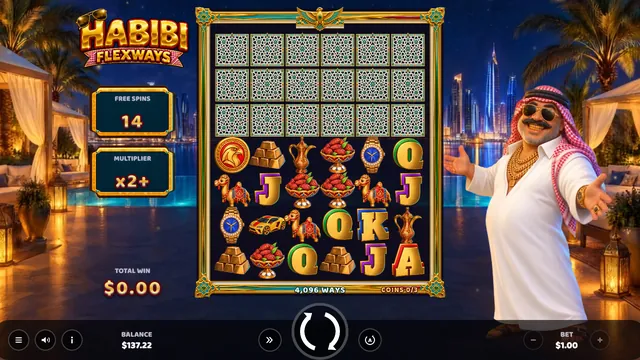 Habibi FlexWays: Free spins win