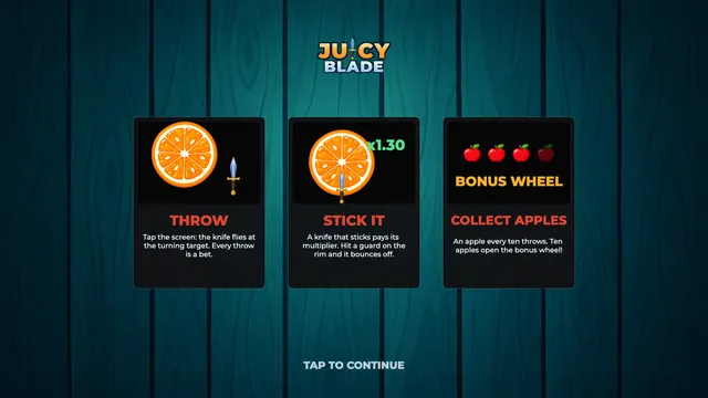 Juicy Blade: How to play