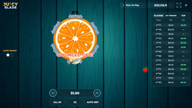 Juicy Blade: Throw