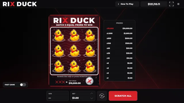 Rix Duck: Card