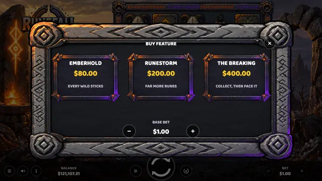 Runefall: Buy menu