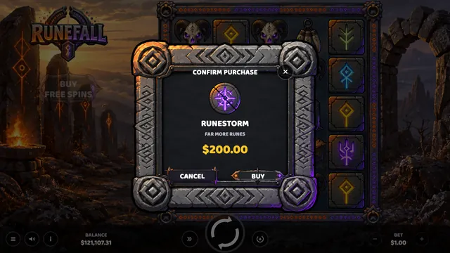 Runefall: Buy confirm