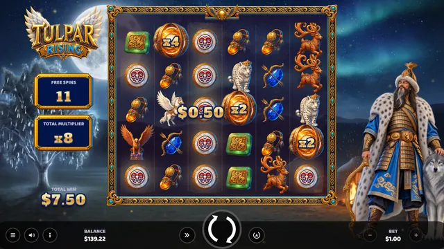 Tulpar Rising: Free spins win