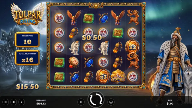 Tulpar Rising: Free spins late