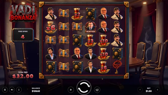 Vadi Bonanza: Free spins late