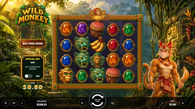 Wild Monkey: Feature choice