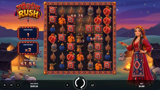 Yörük Rush: Free spins win
