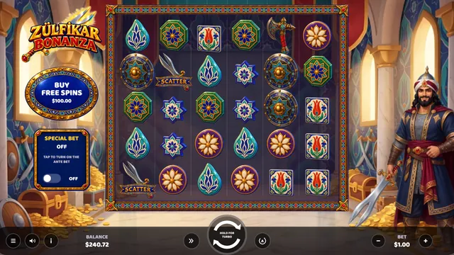 Zülfikar Bonanza: Base win