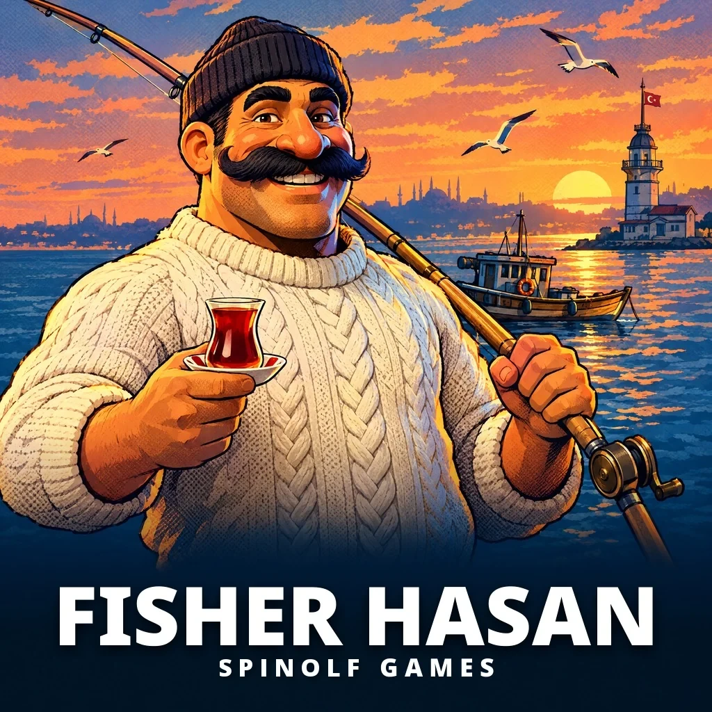 Fisher Hasan slot game artwork